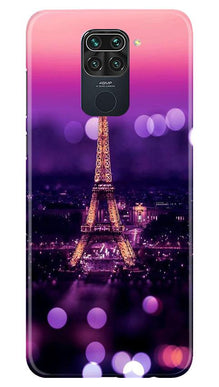 Eiffel Tower Mobile Back Case for Redmi Note 9 (Design - 86)