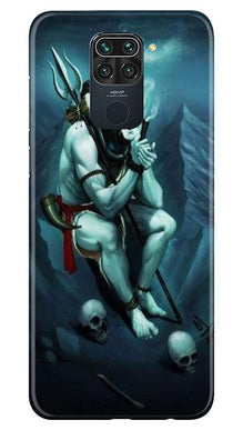 Lord Shiva Mahakal2 Mobile Back Case for Redmi Note 9 (Design - 98)