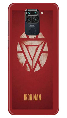 Iron Man Superhero Mobile Back Case for Redmi Note 9  (Design - 115)