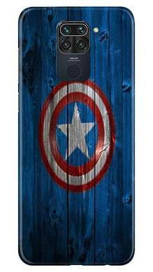 Captain America Superhero Mobile Back Case for Redmi Note 9  (Design - 118)