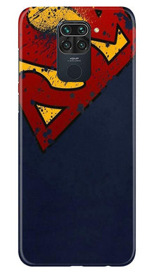 Superman Superhero Mobile Back Case for Redmi Note 9  (Design - 125)