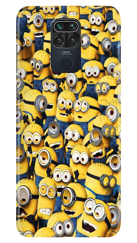 Minions Case for Redmi Note 9  (Design - 126)