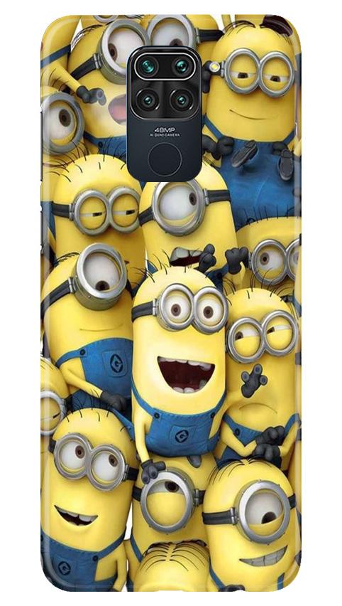 Minions Case for Redmi Note 9  (Design - 127)