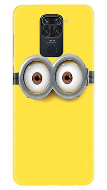 Minions Mobile Back Case for Redmi Note 9  (Design - 128)