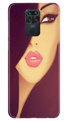 Girlish Mobile Back Case for Redmi Note 9  (Design - 130)