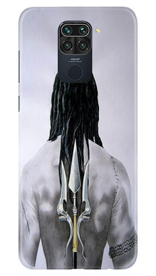Lord Shiva Mobile Back Case for Redmi Note 9  (Design - 135)