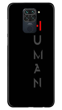 Human Mobile Back Case for Redmi Note 9  (Design - 141)