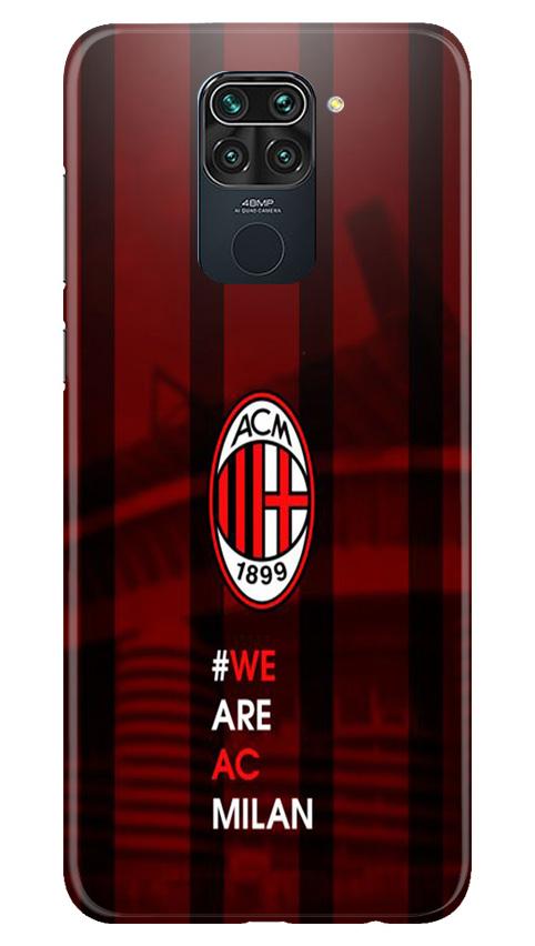 AC Milan Case for Redmi Note 9(Design - 155)