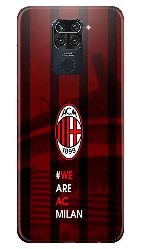 AC Milan Case for Redmi Note 9  (Design - 155)
