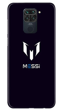 Messi Mobile Back Case for Redmi Note 9  (Design - 158)