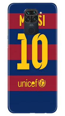 Messi Mobile Back Case for Redmi Note 9  (Design - 172)