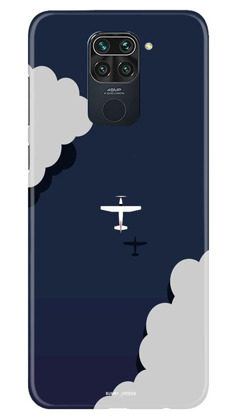 Clouds Plane Case for Redmi Note 9 (Design - 196)