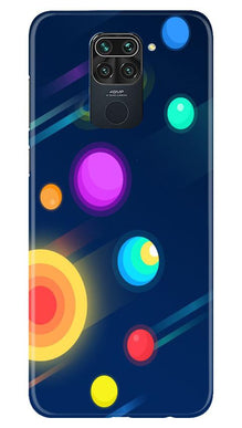 Solar Planet Mobile Back Case for Redmi Note 9 (Design - 197)
