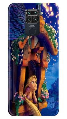 Cute Girl Mobile Back Case for Redmi Note 9 (Design - 198)