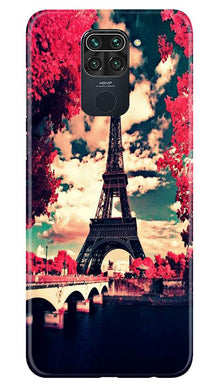 Eiffel Tower Mobile Back Case for Redmi Note 9 (Design - 212)
