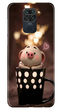 Cute Bunny Mobile Back Case for Redmi Note 9 (Design - 213)