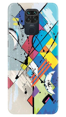 Modern Art Mobile Back Case for Redmi Note 9 (Design - 235)
