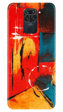 Modern Art Mobile Back Case for Redmi Note 9 (Design - 239)