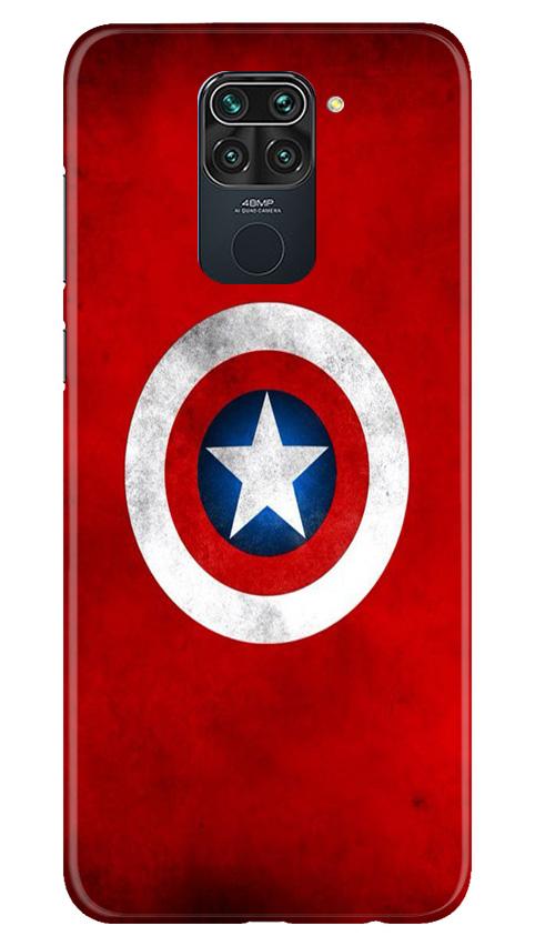 Captain America Case for Redmi Note 9 (Design No. 249)