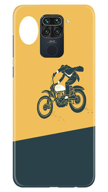 Bike Lovers Mobile Back Case for Redmi Note 9 (Design - 256)