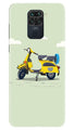 Vintage Scooter Case for Redmi Note 9 (Design No. 260)