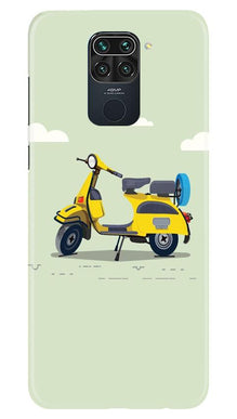Vintage Scooter Mobile Back Case for Redmi Note 9 (Design - 260)