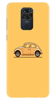 Vintage Car Mobile Back Case for Redmi Note 9 (Design - 262)