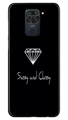 Sassy and Classy Mobile Back Case for Redmi Note 9 (Design - 264)