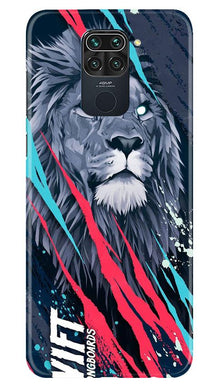 Lion Mobile Back Case for Redmi Note 9 (Design - 278)