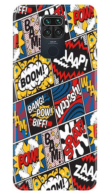 Boom Mobile Back Case for Redmi Note 9 (Design - 302)