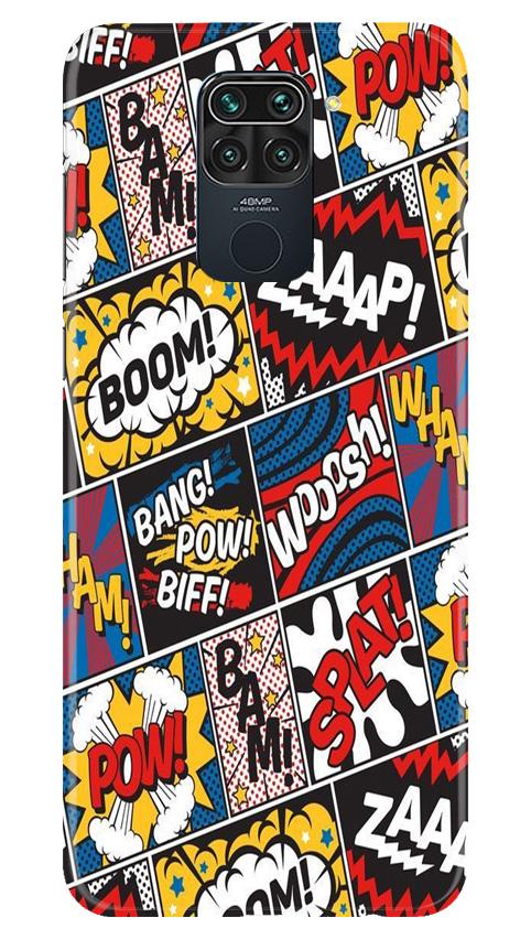 Boom Mobile Back Case for Redmi Note 9 (Design - 302)