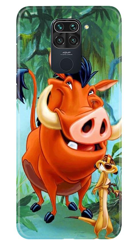 Timon and Pumbaa Mobile Back Case for Redmi Note 9 (Design - 305)