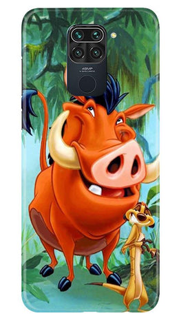 Timon and Pumbaa Mobile Back Case for Redmi Note 9 (Design - 305)