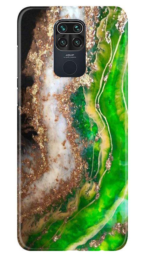 Marble Texture Mobile Back Case for Redmi Note 9 (Design - 307)