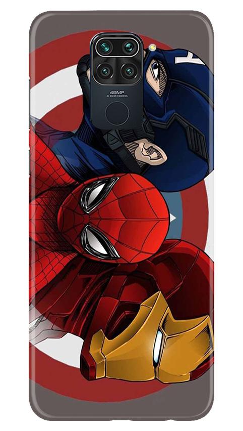 Superhero Mobile Back Case for Redmi Note 9 (Design - 311)