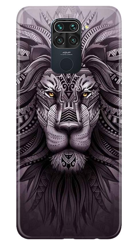 Lion Mobile Back Case for Redmi Note 9 (Design - 315)