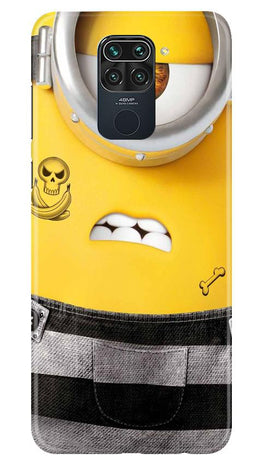 Minion Mobile Back Case for Redmi Note 9 (Design - 324)