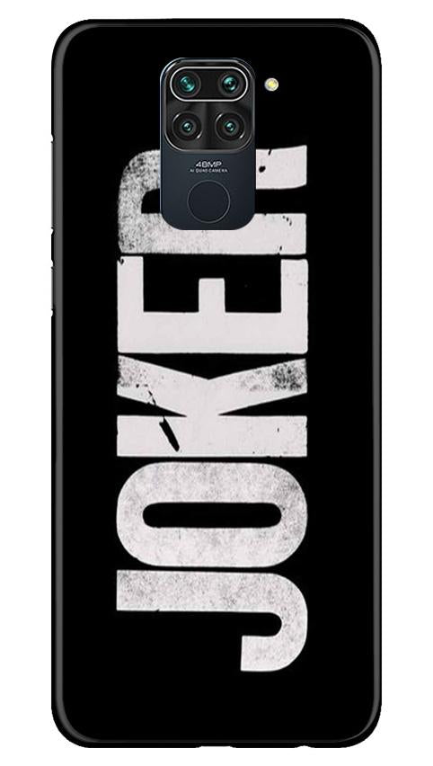 Joker Mobile Back Case for Redmi Note 9 (Design - 327)