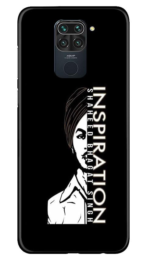 Bhagat Singh Mobile Back Case for Redmi Note 9 (Design - 329)
