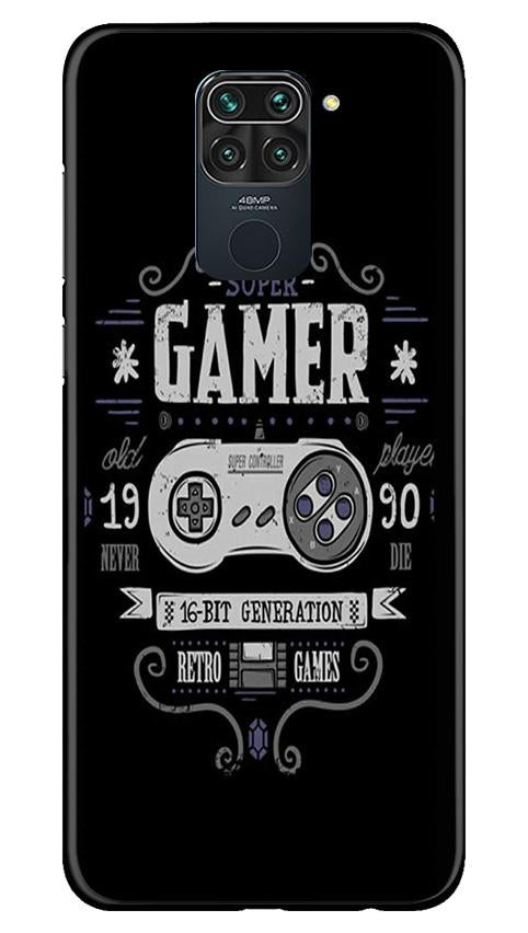 Gamer Mobile Back Case for Redmi Note 9 (Design - 330)