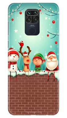 Santa Claus Mobile Back Case for Redmi Note 9 (Design - 334)