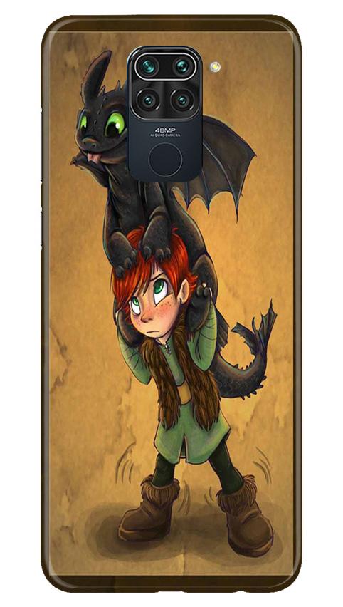 Dragon Mobile Back Case for Redmi Note 9 (Design - 336)
