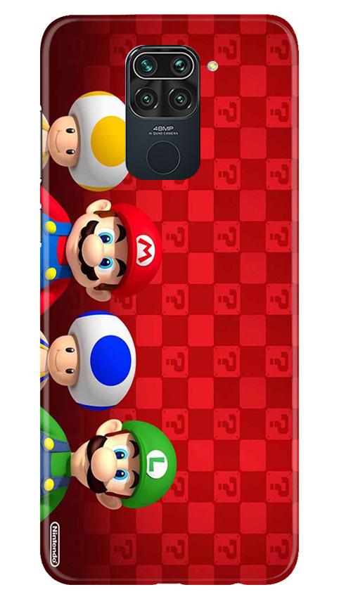 Mario Mobile Back Case for Redmi Note 9 (Design - 337)