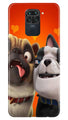 Dog Puppy Mobile Back Case for Redmi Note 9 (Design - 350)