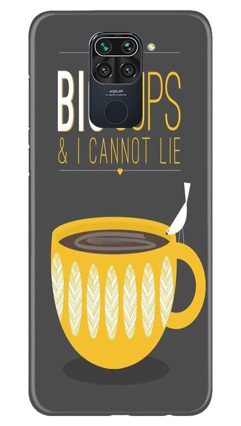 Big Cups Coffee Mobile Back Case for Redmi Note 9 (Design - 352)