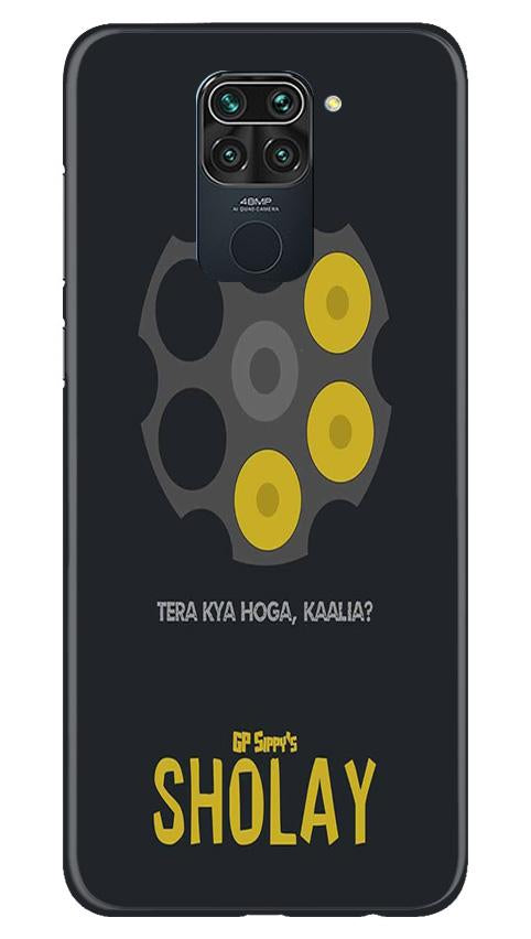 Sholay Mobile Back Case for Redmi Note 9 (Design - 356)
