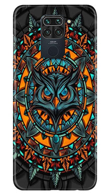 Owl Mobile Back Case for Redmi Note 9 (Design - 360)
