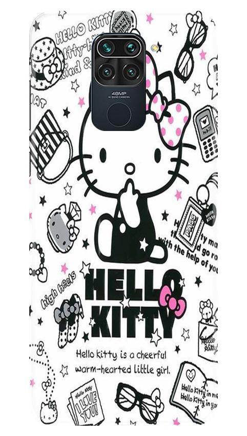 Hello Kitty Mobile Back Case for Redmi Note 9 (Design - 361)