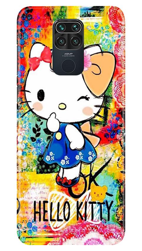 Hello Kitty Mobile Back Case for Redmi Note 9 (Design - 362)