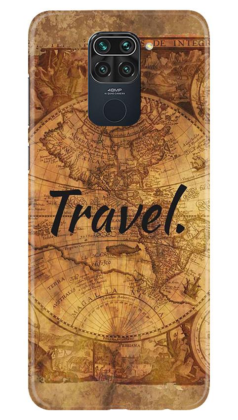 Travel Mobile Back Case for Redmi Note 9 (Design - 375)